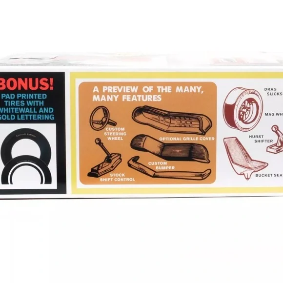 AMT 65 El Camino Pickup With Custom Camper Model Kit - Picture 2 of 3